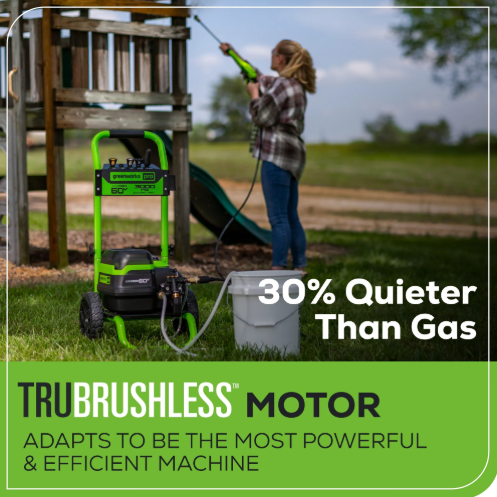 Greenworks 60V 3000PSI Battery Pressure Cleaner