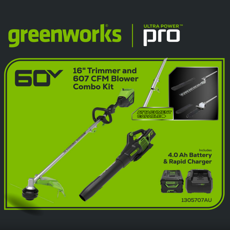 Greenworks 60V MultiTool Value Kit