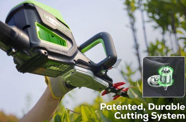 Greenworks Optimus 24andrdquo Doublesided hedge trimmer Skin Only