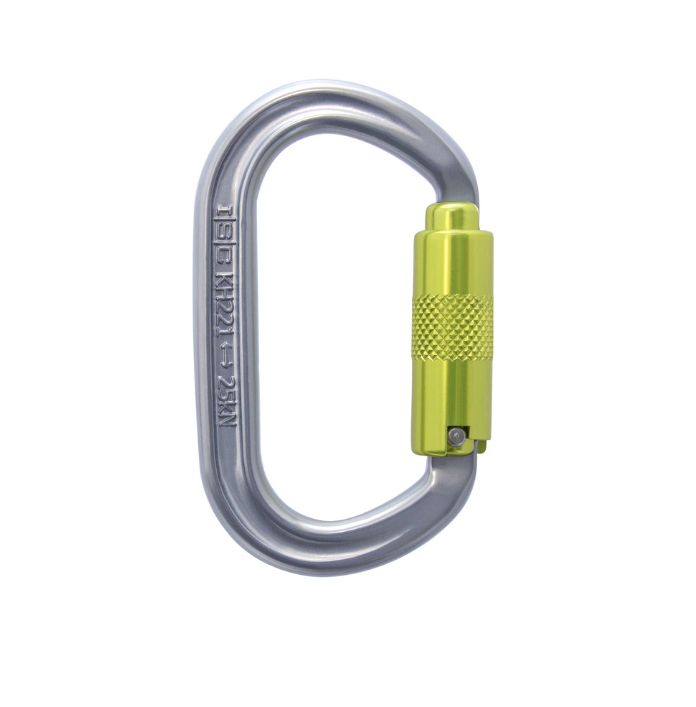 ISC Offset Oval Karabiner SuperSafe 3-pack