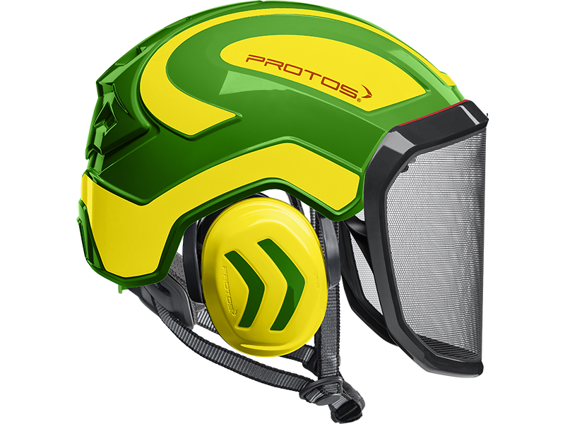 Protos Integral Arborist Helmet GreenNeon Yellow