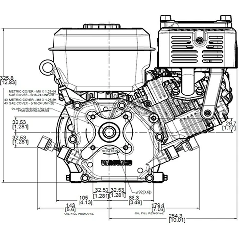 Vanguard 65hp Single Cylinder Petrol Engine