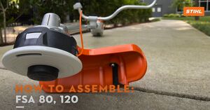 Stihl FSA 80 & FSA 120 - How to assemble the product